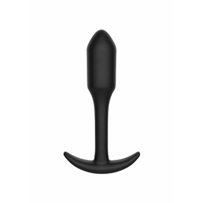 Silikonowy korek analny Smooth Analplug Medium ToyJoy, czarny