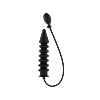Korek analny Inflatable Ribbed Plug Expert z wyrazistą fakturą Korek analny Inflatable Ribbed Plug Expert z wyrazistą fakturą