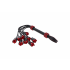 Skórzany pejcz BDSM Genuine Leather Roses do zabaw BDSM Skórzany pejcz BDSM Genuine Leather Roses do zabaw BDSM