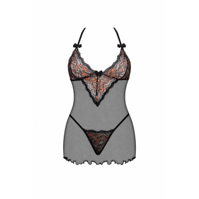 Seksowna koszulka nocna Beauty Night Goldie chemise, złota
