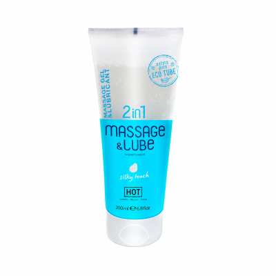 Lubrykant lub żel intymny HOT Massage & Glide Gel 2in1 Silky Touch Lubrykant lub żel intymny HOT Massage & Glide Gel 2in1 Silky Touch