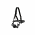 Knebel BDSM LATETOBED BDSM LINE Head Ball Gag Nose regulowany czarny 4,5 cm