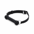 Knebel BDSM LATETOBED BDSM LINE Bone Gag regulowany silikonowy regulowany czarny 13 cm