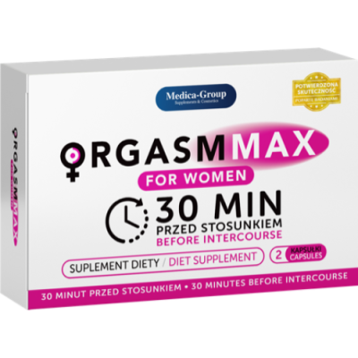 Orgasm Max dla kobiet - Mocny preparat na potencję i libido - 2 kapsułki, Medica-Group