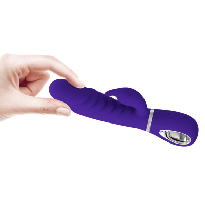 Wibrator Prescott 20 cm fioletowy silikonowy Pretty Love