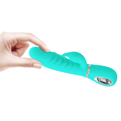 Wibrator Pretty Love Prescott Green 20 cm zielony silikonowy