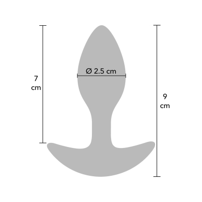 Korek analny Hidden Desire obciążany 90 g silikonowy