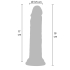 Realistyczne dildo Hidden Desire Dong z płynnego silikonu 19 cm Realistyczne dildo Hidden Desire Dong z płynnego silikonu 19 cm