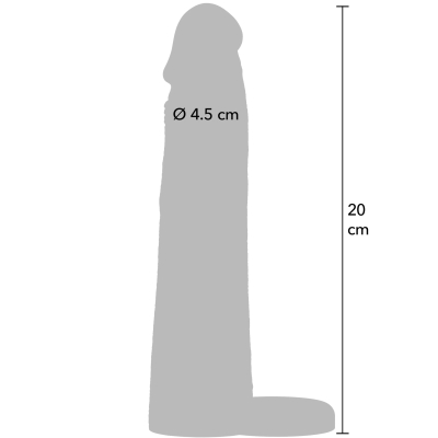 Nasadka lub nakładka Nasadka na penisa Hidden Desire Liquid Ring 20 cm