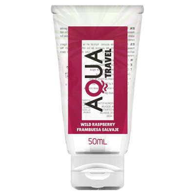 Lubrykant intymny AQUA TRAVEL WILD RASPBERRY FLAVOUR 50 ml