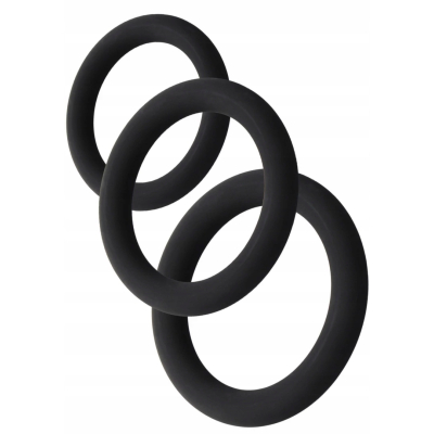 Pierścień erekcyjny lub zacisk Stamina Starter C - Rings 3 Pcs Set