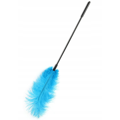 Akcesorium bdsm Double Feather Tickler szary