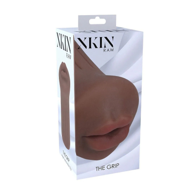 Raw - The Grip - TPE Small masturbator - 137 g - Brown Raw - The Grip - TPE Small masturbator - 137 g - Brown