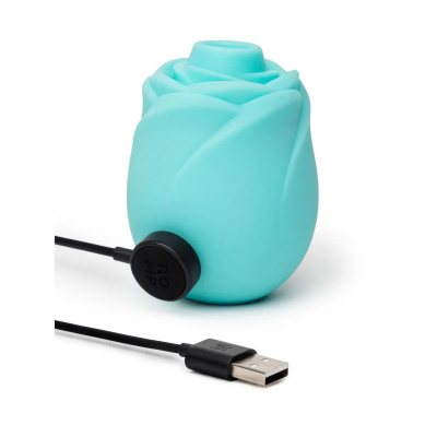 Masażer lub motylek Masażer intymny ROMP Rose Glow ładowany USB wodoodporny czerwony