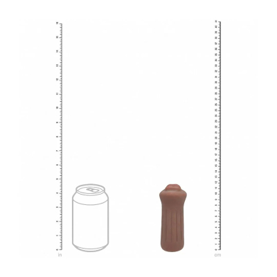 Raw - The Grip - TPE Small masturbator - 137 g - Brown Raw - The Grip - TPE Small masturbator - 137 g - Brown