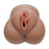 Raw - Velvet Vice - TPE Large masturbator - 335 g - Brown Raw - Velvet Vice - TPE Large masturbator - 335 g - Brown