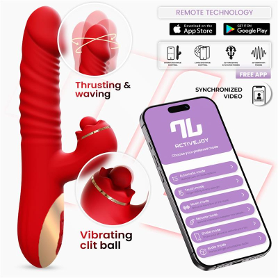 Ascen Thrusting & Waving Vibe App Red Cl 18
