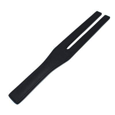 Kiotos Leather Black Leather Y-Split Paddle