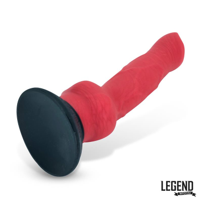 LEGEND Dogon Beast czerwone dildo silikonowe 20 cm LEGEND Dogon Beast czerwone dildo silikonowe 20 cm