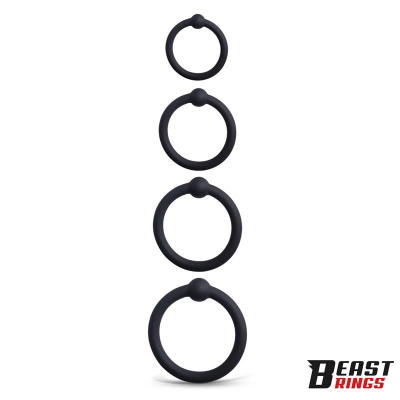 Set of 4 Penis Rings Silicone S, M, L and XL Set of 4 Penis Rings Silicone S, M, L and XL