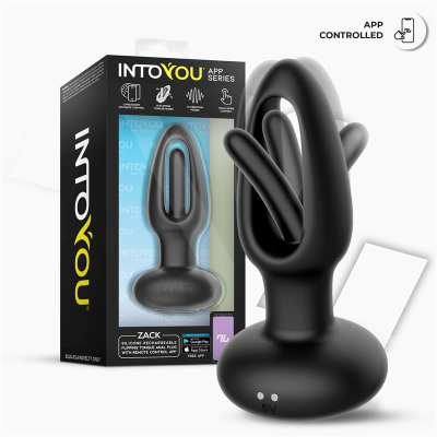 Zack Flipping Tongue Anal Plug w/App Clave 38 Zack Flipping Tongue Anal Plug w/App Clave 38