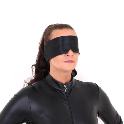 Kiotos BDSM Black Blindfold Satin Look Kiotos BDSM Black Blindfold Satin Look