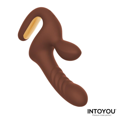 Mocca Thrusting Vibrator w/Rabbit & Grip Cl,27 Mocca Thrusting Vibrator w/Rabbit & Grip Cl,27