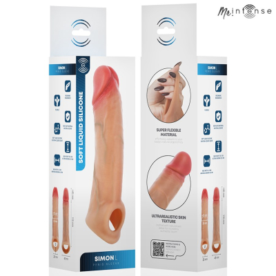 MR INTENSE - SIMON L SILICONE PENIS COVER 16 CM -Ø- 4.5 CM MR INTENSE - SIMON L SILICONE PENIS COVER 16 CM -Ø- 4.5 CM