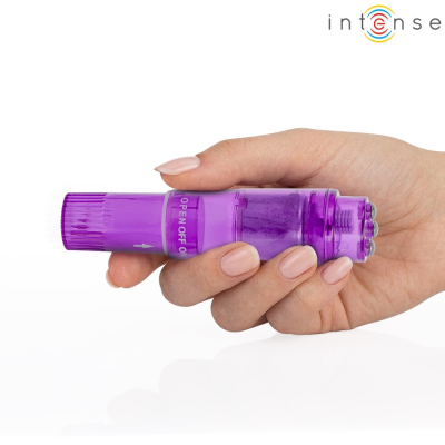 Intense Fun Toys - Intense - Kurt Mini Massager With 4 Interchangeable Heads Purple