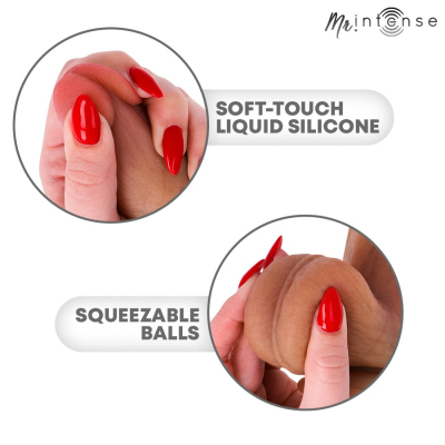 MR INTENSE - LOGAN VIBRATOR DILDO SILICONE WITH HEAT EFFECT AND REMOTE CONTROL 20 CM -Ø- 4,1 CM MR INTENSE - LOGAN VIBRATOR DILDO SILICONE WITH HEAT EFFECT AND REMOTE CONTROL 20 CM -Ø- 4,1 CM