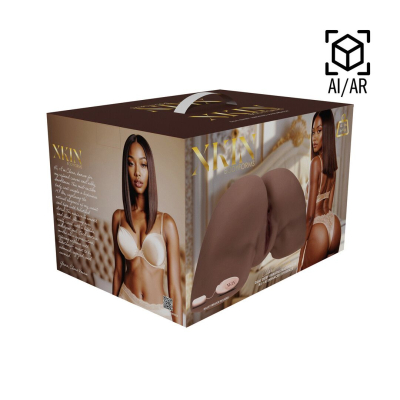 Bodyforms - Clara Vossin - Dual Entry Vibrating Masturbator - 6,3 kg / 14.1 lbs - Brown Bodyforms - Clara Vossin - Dual Entry Vibrating Masturbator - 6,3 kg / 14.1 lbs - Brown