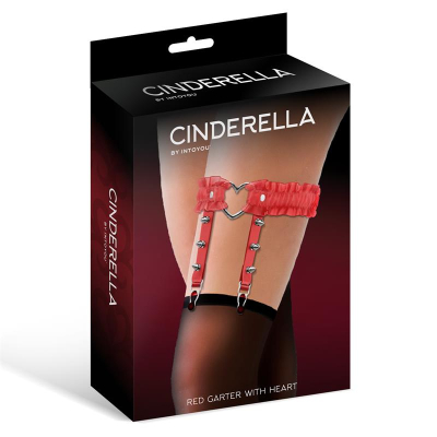 Cinderella Red Garter With Heart Cinderella Red Garter With Heart