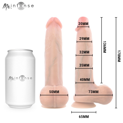 MR INTENSE - BRUCE S SILICONE DILDO WITH TESTICLES 17.8 CM -Ø- 4 CM MR INTENSE - BRUCE S SILICONE DILDO WITH TESTICLES 17.8 CM -Ø- 4 CM