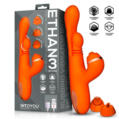Ethan Rubbing Vibrator with Multifunction Caps Ethan Rubbing Vibrator with Multifunction Caps