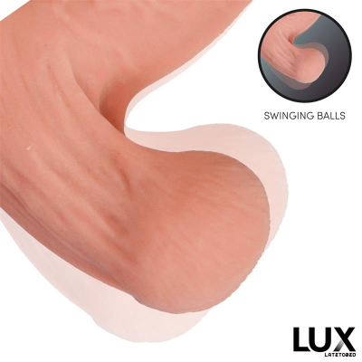 Bernd Triple Texture Dildo w/Swing Balls 9,2