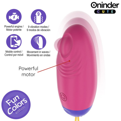 Oninder Cute - Love Pleasure Vibro-wave Tapping Silicone Egg - Free Global App Oninder Cute - Love Pleasure Vibro-wave Tapping Silicone Egg - Free Global App