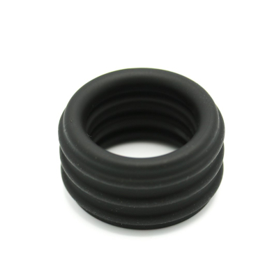 Kiotos Sport Balls 2 in 1 Silicone Cockring & Stretcher Black