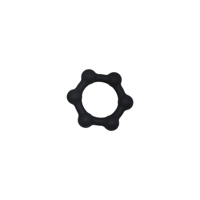 Kiotos Sport Balls Silicone Cockring with 6 Steel Balls L
