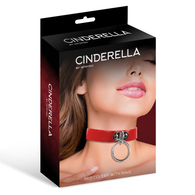 Cinderella Red Collar With Ring Cinderella Red Collar With Ring