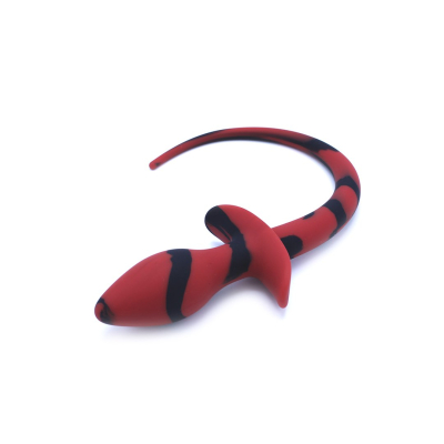 Kiotos X Anal Plug Dog Tail Black/Red