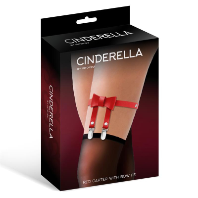Cinderella Red Garter With Bow Tie Cinderella Red Garter With Bow Tie