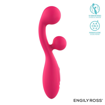 Rollie Double Ball Vibrator USB Silicone Pink Cl50 Rollie Double Ball Vibrator USB Silicone Pink Cl50