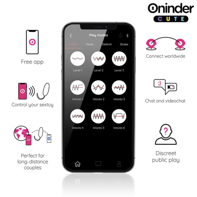 Oninder Cute - Love Pleasure Vibro-wave Tapping Silicone Egg - Free Global App Oninder Cute - Love Pleasure Vibro-wave Tapping Silicone Egg - Free Global App