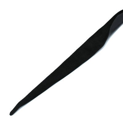 Kiotos Leather Black Leather Single Flap Whip D-Ring