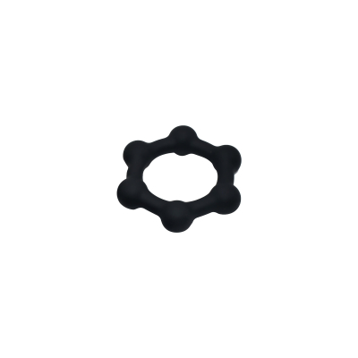 Kiotos Sport Balls Silicone Cockring with 6 Steel Balls L