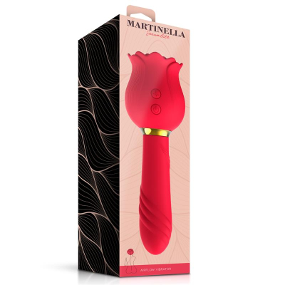 Rose with Suction and Vibe 2 in 1