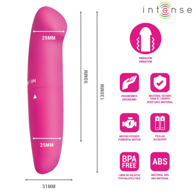 Intense Fun Toys - Intense - Phil G-Spot Vibrator Pink 13 Cm Intense Fun Toys - Intense - Phil G-Spot Vibrator Pink 13 Cm