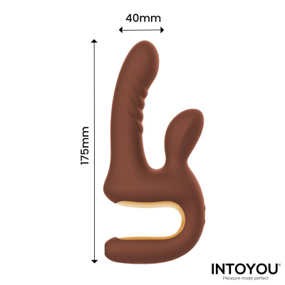 Mocca Thrusting Vibrator w/Rabbit & Grip Cl,27 Mocca Thrusting Vibrator w/Rabbit & Grip Cl,27