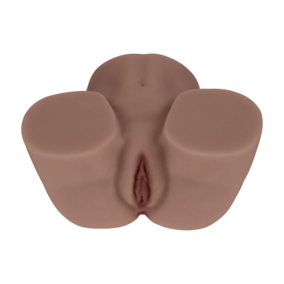 Bodyforms - Kaya Bloom - Dual Entry Vibrating Masturbator - 2,4 kg / 5.4 lbs - Brown Bodyforms - Kaya Bloom - Dual Entry Vibrating Masturbator - 2,4 kg / 5.4 lbs - Brown