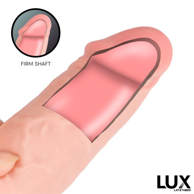 Max Triple Texture Dildo w/Balls 8,2 Max Triple Texture Dildo w/Balls 8,2